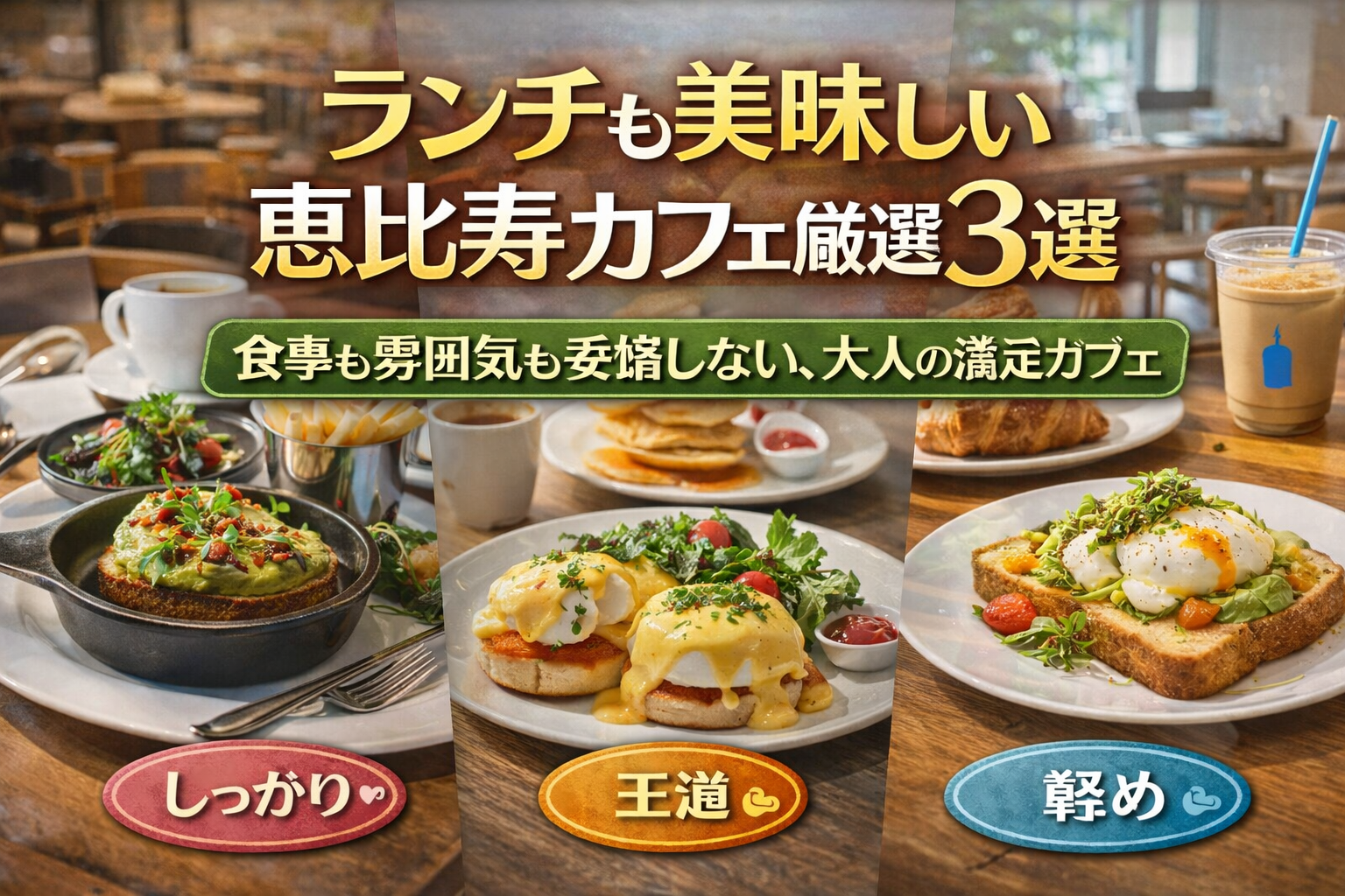 ランチも美味しい恵比寿カフェ厳選3選